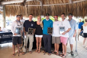 2014 First Place Winners team Merrill Lynch with 2014 Top Guide Captain Adam White from Fort Pierce